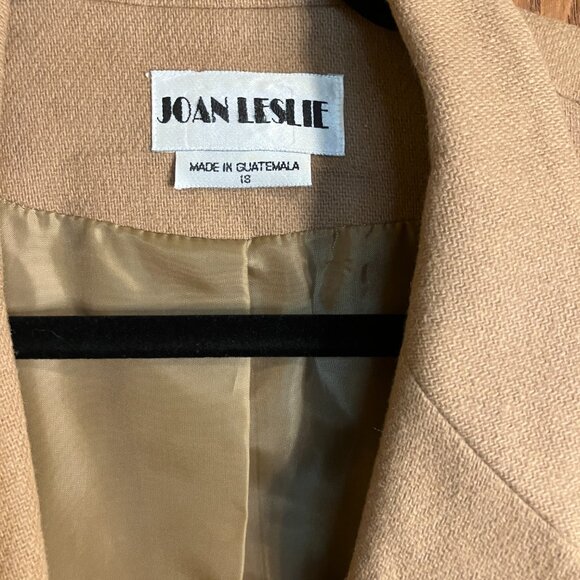 Joan Leslie Tan Blazer Size 18 - Picture 4 of 6